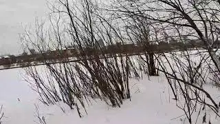 Winter nature relaxation  ,  River saint-charles 