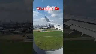 Landing at Tan Son Nhat International Airport Ho Chi Minh City 🇻🇳 #travel #vietnam #vacation #Saigon