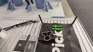 Pickit 3D cool all-in-one 3D robot vision demo of part handling and surface treatment applications.