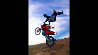 Stunts are only for real men💀 #dirtbike #stunts #edit #trollface #shorts