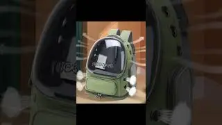 Transparent Pet Carrier Backpack &ndash; Breathable Travel Bag for Cats & Dogs
