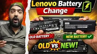 👉 Lenovo Laptop Battery Change 🔋 | Dead Battery Fix | Full Laptop Repair Guide