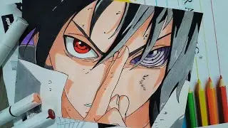 Desenhando Sasuke Uchiha - Naruto Shippuden