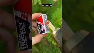 Fastest way to light a match 🔥