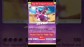 Top 10 Drapion #Pokemon Cards #shorts
