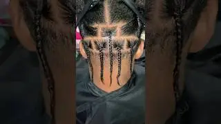 🔥Box Braids For Boys And Men #braidstyles #protectivestyles #shorts #braidsformen