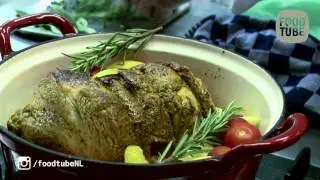 Varkensfiletrollade braiseren