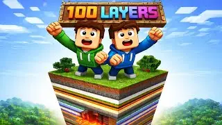 My Brother vs. Me: Who Survives the 100 RANDOM LAYERS Challenge?!