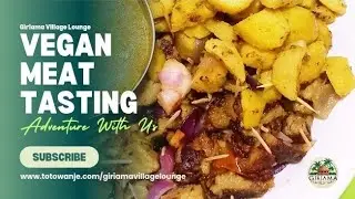 VEGAN MEAT TASTING |🌱| STUDENTS AT GIRIAMA VILLAGE LOUNGE
