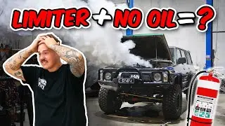 How long can your engine last on limiter with NO OIL?