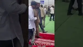 L'accueil de Serigne Moustapha Sy L&agrave;n demain du Gamou Au champ de cours