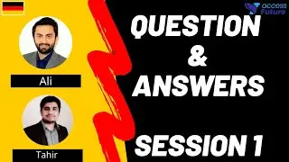 Question & Answer session | Life and Study in Germany | Access Future and Smartskill |