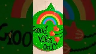 Wall hanging decor ideas||good vibes only||2023 🔥💥 #craft #viral #youtubeshorts #trending #handmade
