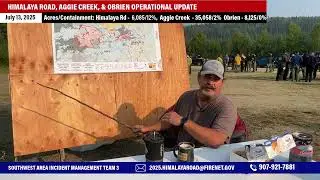Himalaya Road Fire Operations Update - AK DOF - July 13, 2025