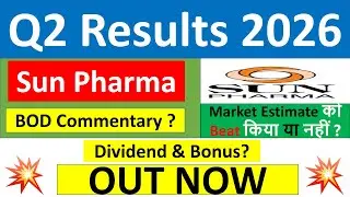 Sun Pharma Q2 results 2026 | Sun Pharma results today | Sun Pharma Share News | Sun Pharma Share