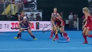 Alex Danson Reverse Stick Goal at Hockey World Cup