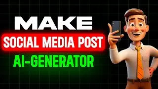 Create Social Media Posts with AI Generator 🔥🔥