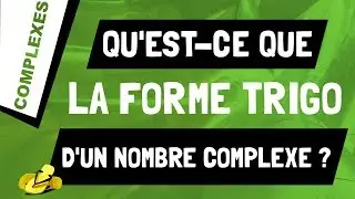 Qu'est-ce que la forme trigonom&eacute;trique d'un nombre complexe ?