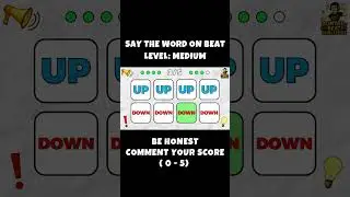 Say the Word on Beat - Can You Keep Up?