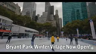Now Open! Bryant Park Winter Village 2025