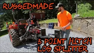 #145 Brand New RuggedMade 3 Point Hitch Log Splitter!!!