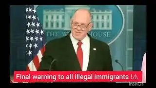 Tom Homan border CZAR message to all illegal immigrants in the country, register or self deport