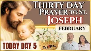 🙏🔔DAY 5 | Thirty-Day Devotion to Saint Joseph | Pray for Impossible Needs With St. Joseph 💫