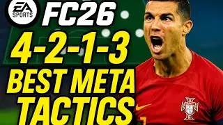 BEST MOST META 4-2-1-3 custom tactics & instructions to help you concede less goals 🔥 EA FC26
