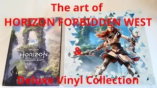 The art of HORIZON FORBIDDEN WEST and Deluxe Vinyl Collection.
