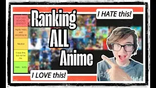 Ranking ALL my Anime! ~ I Put AOT & JJK WHERE!?