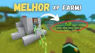 NOVA MELHOR FARM DE XP no minecraft 1.21 bedrock!