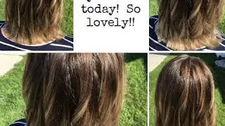 Balayage by Amanda today!  So lovely!!