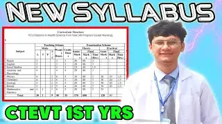 New Syllabus || CTEVT 1ST YEARS ||DIPLOMA CURRICULUM change 2081||