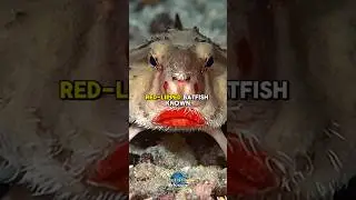Red-lipped batfish #RedLippedBatfish #OceanOddities #DeepSeaDiva #MarineWeirdos #FishWithLips #fish