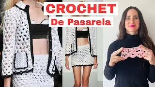 Crochet Runway &ndash; Stitch Pattern Sister by Sibling 2014 | Pattern Stitches