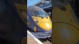 Notice the 377 arriving? 😆 #trainspotting #class395 #southeasternhighspeed