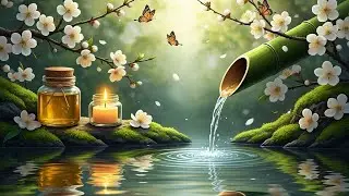 Bamboo Whisper  Peaceful Water & Nature Relaxing Music