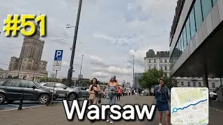 Warsaw Poland Walking tour 4k // JUNE 10 , 2024 // GoPro Hero 11 black