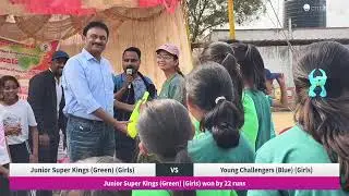 Junior Super Kings (Green) (Girls) vs Young Challengers (Blue) (Girls) live cricket match | Future S