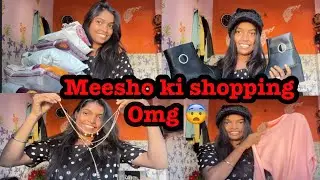 OMG!🥳 Meesho ki der sari shopping 🛍️ 🥰@RubiAaryaVlogs 