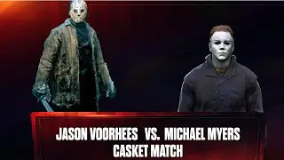 WWE 2K24 - JASON VOORHEES VS MICHAEL MYERS - CASKET MATCH