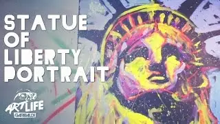 Statue Of Liberty Portrait | Art Life Garibaldi