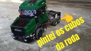 Pintei o cubo das rodas de especial de Ano novo