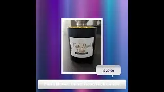 Fresh Mowed Grass Wood Wick Candle