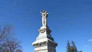 Cool interesting mausoleums, grave stones and a holding tomb of an ex-president ex-president