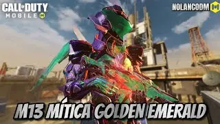 M13 - MORNINGSTAR EN CAMUFLAJE GOLDEN EMERALD 🟢 | CODM | COD MOBILE