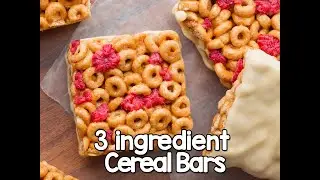 {EASY} 3 Ingredient Cereal Bars!