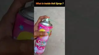 What is Inside Holi Snow Spray Can | Holi ke Video #holi #asmr #amazing Happy Holi 2024