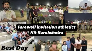 Farewell invitation athletics || Nit Kurukshetra || Part -2 || 2025 || Vector