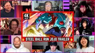 🔥🔥Steel Ball Run JoJo's Bizarre Adventure Official Trailer Reaction Mashup - #jojosbizzareadventure